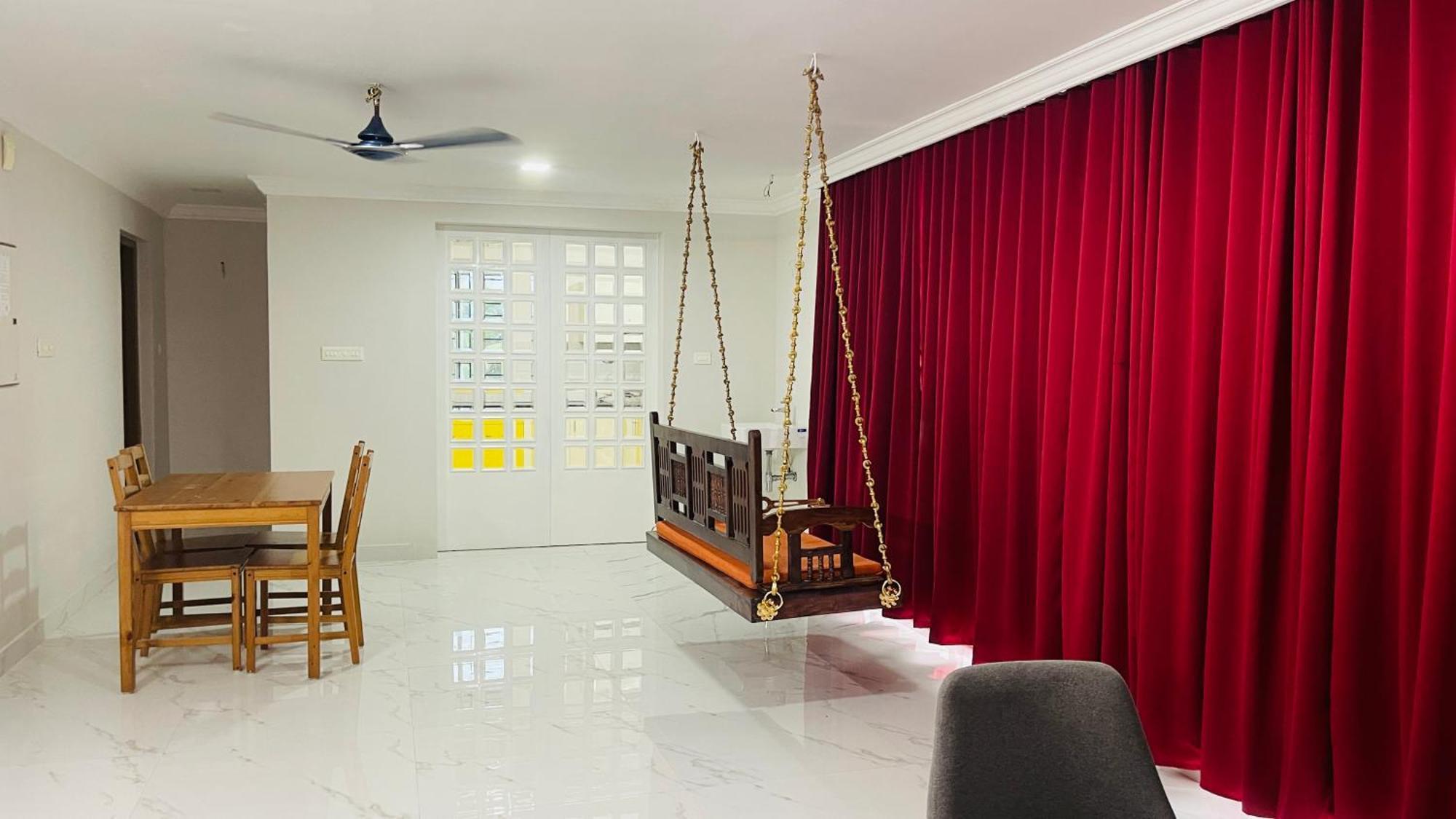 טריואנדרום Rajamandiram 3Bhk Ac Apartment In Trivandrum Central מראה חיצוני תמונה